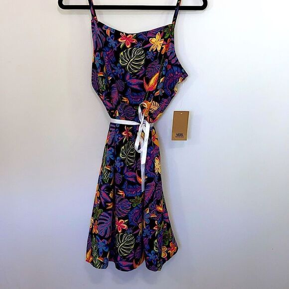 Vans Dress Triopical Print Pullover Summer Sheath Sz XL New With Tags - Picture 4 of 7